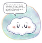Interior pages from Goose and Cloud: Try Something New showing pastel illustrations