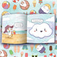 Interior pages from Goose and Cloud: Try Something New showing pastel illustrations
