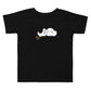Goose and Cloud toddler t-shirt in black