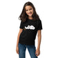 Goose and Cloud children's t-shirt in black