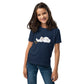 Goose and Cloud children's t-shirt in navy
