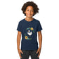 Goose and Cloud children's t-shirt in navy