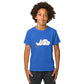 Goose and Cloud children's t-shirt in blue